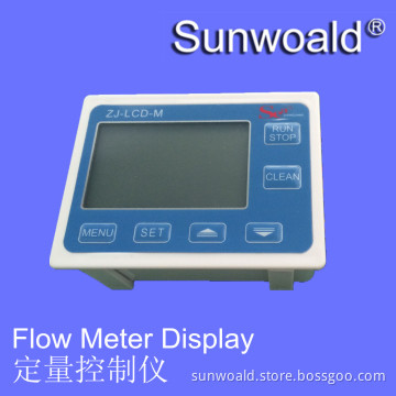 flow meter display for Quantitative